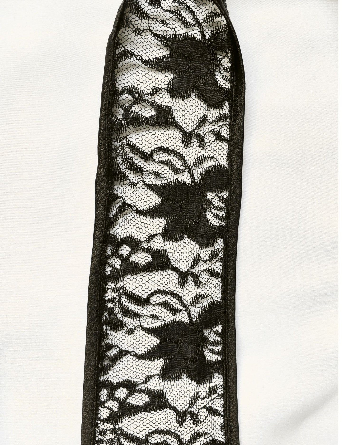 Black Lace Tie