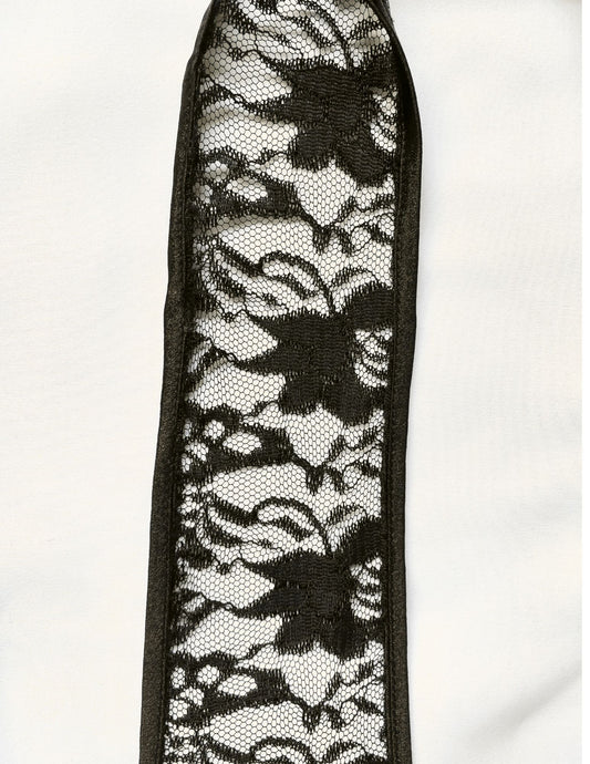 Black Lace Tie