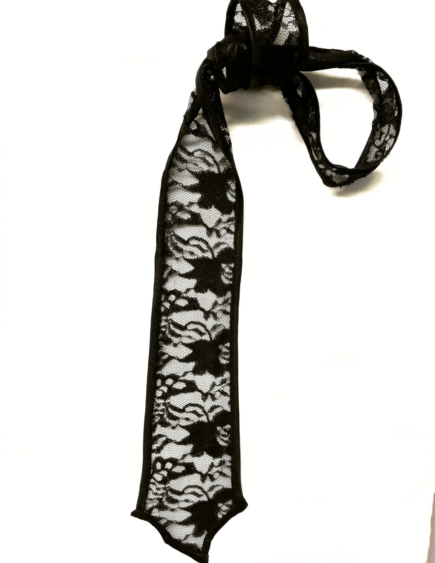 Black Lace Tie
